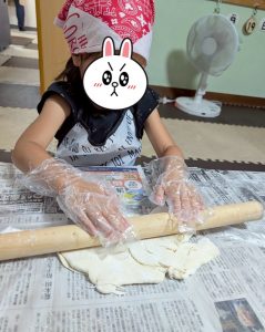 いちか　うどん練る